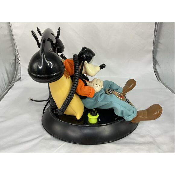 Vintage Disney Talking And Animated Goofy Corded Telephone 90s Tested Works - Picture 2 of 6